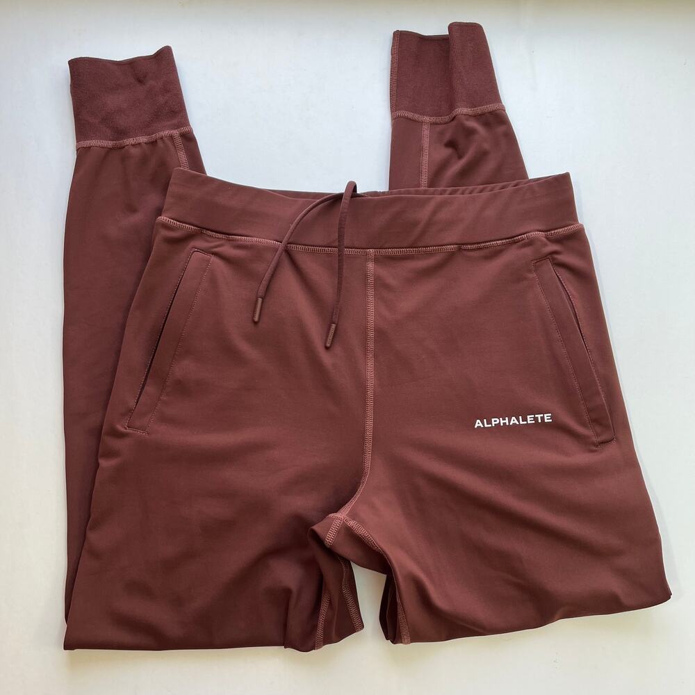 Alphalete Men's Pro-Elite Jogger Pant Brown Size Medium